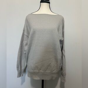 SHEIN Light Gray Knit Top